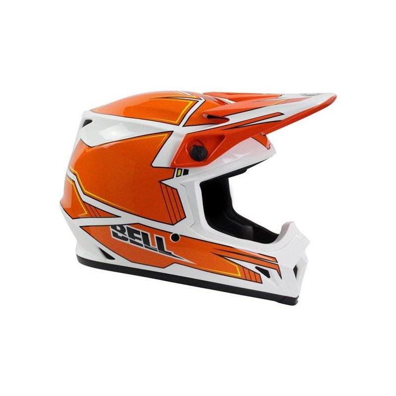 Bell Blockade Orange Mx 9 Motocross Helm S von Bell