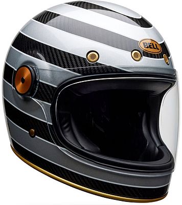 Bell Bullit GT Carbon RSD Temple, Integralhelm - Schwarz/Silber - L von Bell