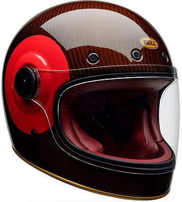 Bell Bullit GT Carbon TT, Integralhelm - Rot/Gold - L von Bell
