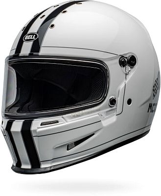 Bell Eliminator Steve McQueen, Integralhelm - Weiß/Schwarz - XL von Bell