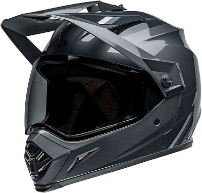 Bell MX-9 Adventure MIPS Alpine, Endurohelm - Dunkelgrau/Schwarz/Silber - XXL von Bell