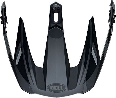 Bell MX-9 Adventure MIPS Alpine, Helmschirm - Schwarz/Silber von Bell