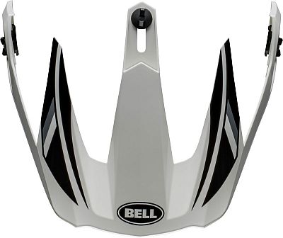 Bell MX-9 Adventure MIPS Alpine, Helmschirm - Weiß/Schwarz von Bell