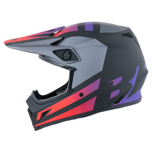 Bell MX-9 MIPS 22.06 Alter Ego Crosshelm Matt Rot Schwarz Anthrazit Blau von Bell