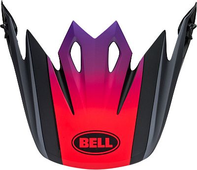 Bell MX-9 MIPS Alter Ego, Helmschirm - Schwarz/Rot/Lila von Bell