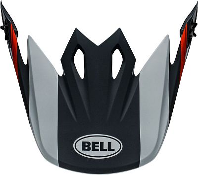 Bell MX-9 MIPS Dart, Helmschirm - Schwarz/Grau/Orange von Bell