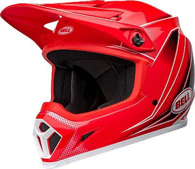 Bell MX-9 MIPS Zone, Motocrosshelm - Neon-Gelb/Orange/Blau - L von Bell