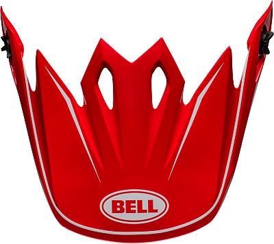 Bell MX-9 MIPS Zone, Helmschirm - Rot/Weiß von Bell