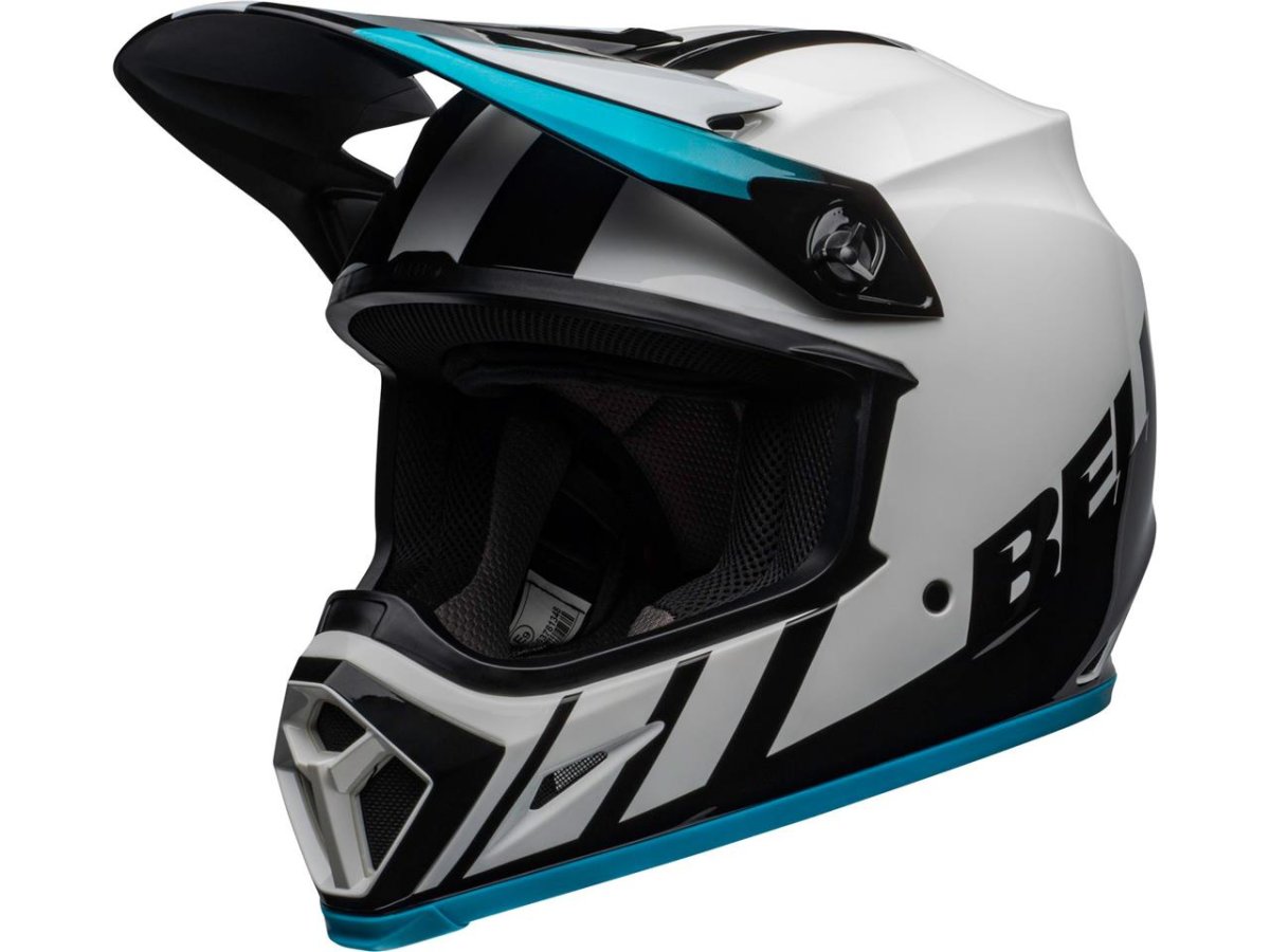 Bell MX-9 MIPS helmet white blue size S von Bell