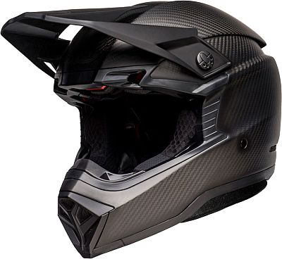 Bell Moto-10 Spherical Solid, Motocrosshelm - Schwarz/Weiß - XXL von Bell
