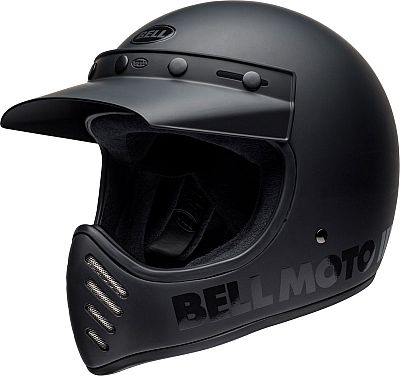 Bell Moto-3 Classic, Crosshelm - Matt-Schwarz/Schwarz - XS von Bell