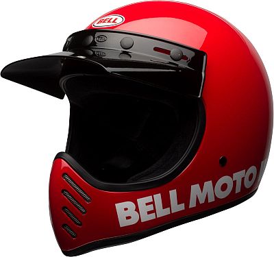 Bell Moto-3 Classic, Crosshelm - Rot/Weiß - L von Bell