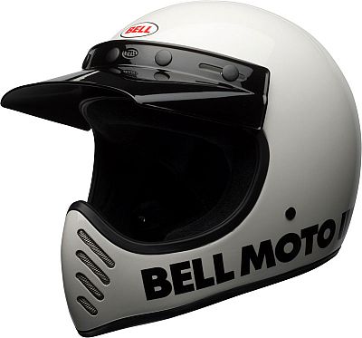 Bell Moto-3 Classic, Motocrosshelm - Weiß/Schwarz - XL Bell Moto-3 Classic, Motocrosshelm - Weiß/Schwarz - XL von Bell