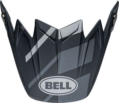 Bell Moto-9S Flex Banshee, Helmschirm - Schwarz/Grau/Silber von Bell