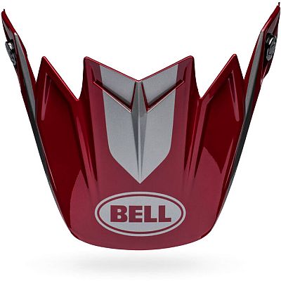 Bell Moto-9S Flex Ferrandis Méchant, Helmschirm - Rot/Silber von Bell