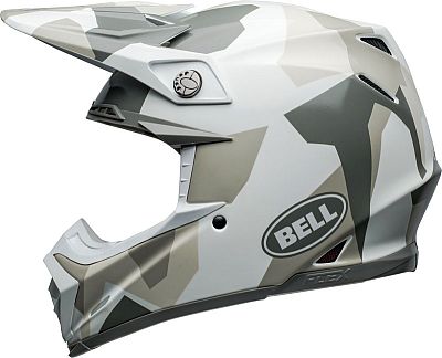 Bell Moto-9S Flex Rover, Crosshelm - Grau/Beige/Weiß - L von Bell