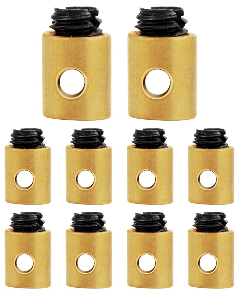 10 Stück Bremszug Nippel Schrauben, Lötfreie Ersatzteile für Motorrad Gaszug, Nippel Zubehör für Auto Motorrad Fahrrad Metall, 5x6 mm 10 Stück Bremszug Nippel Schrauben, Lötfreie Ersatzteile für Motorrad Gaszug, Nippel Zubehör für Auto Motorrad Fahrrad Metall, 5x6 mm von BellaGesundheit