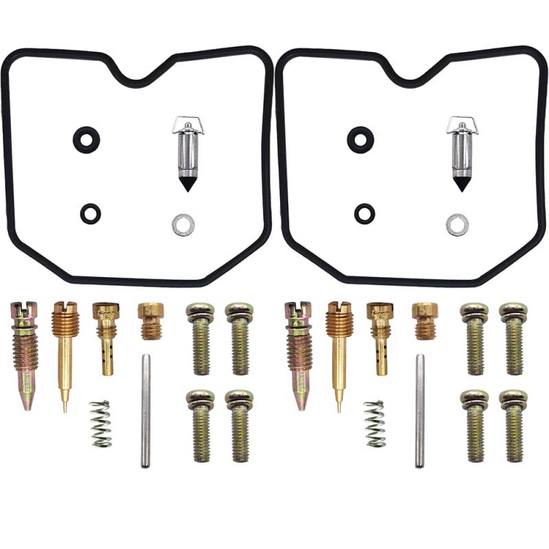 BenTsD Kompatibel mit 2er-Pack Vergaser-Reparatursätzen für Triumph Bonneville T100 2001-2008, Vergaser-Umbausatz von BenTsD