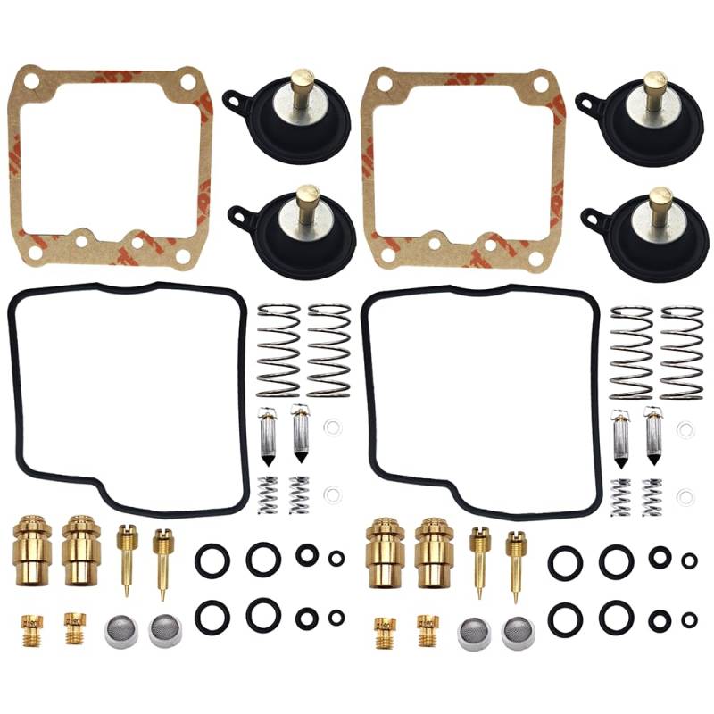 BenTsD Kompatibel mit 2er-Pack Vergaser-Reparatursatz, Vergaser-Umbausatz verwendet bei Suzuki Intruder VS800GL 800 92-04, Marauder 800 VZ800 97-04, Intruder 1400 VS1400GLP 93-04 von BenTsD