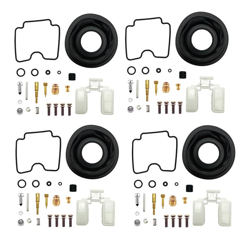 BenTsD Kompatibel mit 4er-Pack Vergaser-Reparatur-Umbau-Kits für Suzuki Bandit 1200 GSF1200S GSF1200 2001-2005 von BenTsD