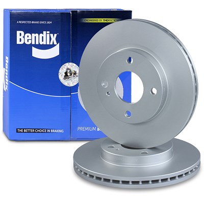 Bendix 2x Bremsscheibe belüftet vorne für Ford von Bendix