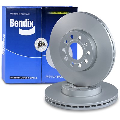 Bendix 2x Bremsscheibe belüftet vorne für Audi, Cupra, Seat, Skoda, VW von Bendix