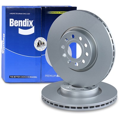 Bendix 2x Bremsscheibe belüftet vorne für Audi, Cupra, Seat, Skoda, VW von Bendix