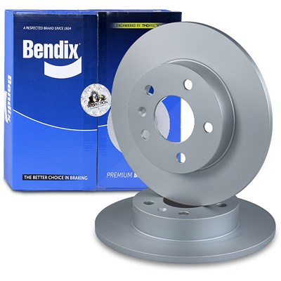 Bendix 2x Bremsscheibe voll hinten für Chevrolet, Opel von Bendix