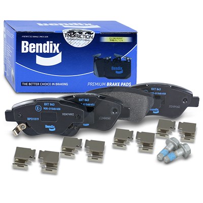 Bendix Bremsbelagsatz vorne [Hersteller-Nr. BPD1019] für Fiat, Opel, Vauxhall von Bendix