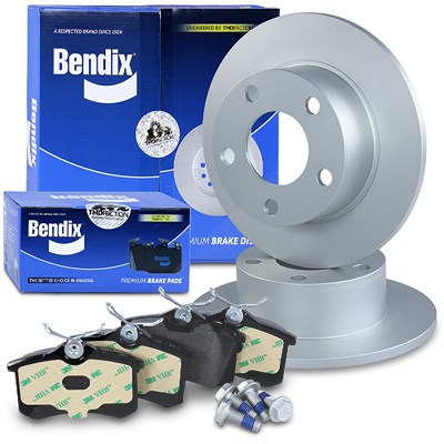 Bendix Bremsscheiben +Bremsbeläge hinten für Audi, Skoda, VW Bendix Bremsscheiben +Bremsbeläge hinten für Audi, Skoda, VW von Bendix
