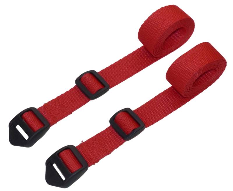 Bindegurt mit Klemmschnalle (2 Meter, rot) von Benristraps