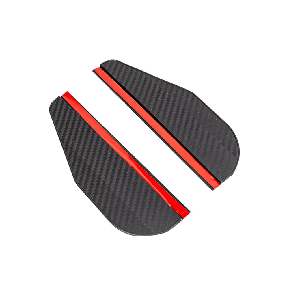 Benssey 1 Paar Auto-PVC-Kohlefaser-Regenschutz, Rückspiegel-Regenbrauenkleber für Rückspiegel, Auto-Regenschutzzubehör Benssey 1 Paar Auto-PVC-Kohlefaser-Regenschutz, Rückspiegel-Regenbrauenkleber für Rückspiegel, Auto-Regenschutzzubehör von Benssey