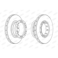 Bremsscheibe BERAL BCR318A von Beral