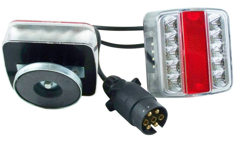 Berger + Schröter 20187 LED Anhänger-Vierfunktionsleuchte mit Magnethalter, 7-poliger Stecker von Berger & Schröter