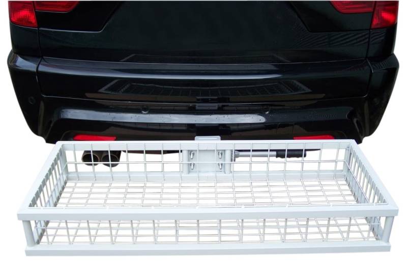 Berger + Schröter | Hecktransporter Heckträger mit Schnellkupplung 105x45x16 cm, Wildträger mit Montagekupplung - für Transporte, Silbergrau von Berger + Schröter GmbH