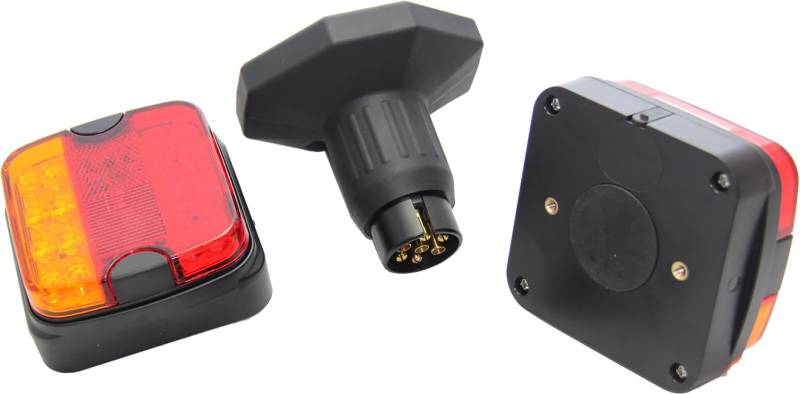 Berger & Schröter Anhänger-Beleuchtungsset 7-polig Bremslicht, Rückleuchte, Blinker 12 V/DC Bluetooth von Berger & Schröter