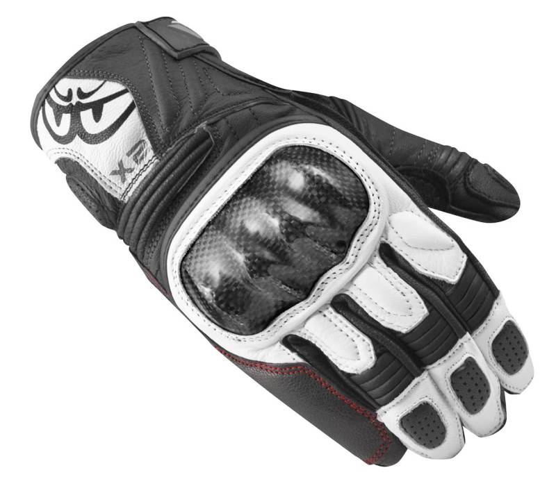Berik LDX Damen Motorrad Handschuhe, schwarz/weiß, XL von Berik