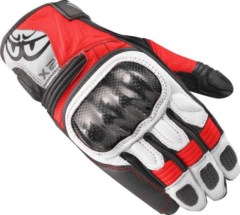 Berik LDX Damen Motorrad Handschuhe, schwarz/weiß/rot, L von Berik
