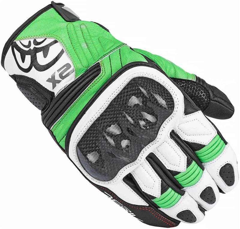 Berik NexG Motorradhandschuhe, schwarz/weiß/grün, 3XL von Berik