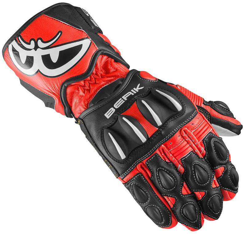 Berik Thunar Evo Motorradhandschuhe, schwarz/rot, L von Berik