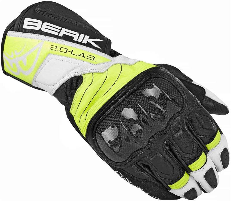 Berik Zoldar Motorradhandschuhe, schwarz/gelb, M von Berik