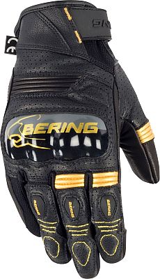 Bering Axel, Handschuhe perforiert Damen - Schwarz/Gold - 9 von Bering