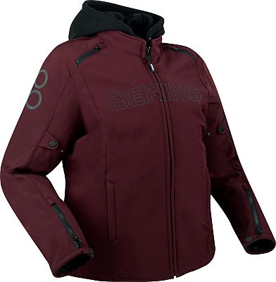 Bering Davis Queen-Size, Textiljacke wasserdicht Damen - Dunkelrot - Bauch T4 von Bering