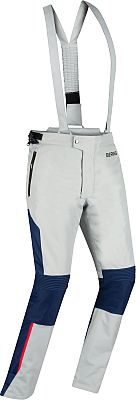 Bering Siberia, Textilhose wasserdicht - Hellgrau/Blau/Rot - S von Bering
