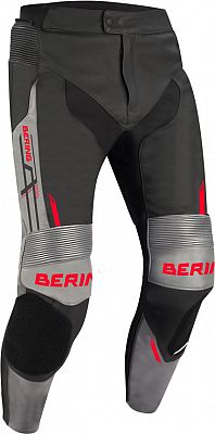 Bering Snap, Ledehose - Schwarz/Grau/Rot - 3XL von Bering