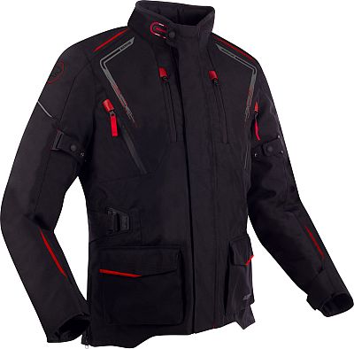 Bering Vision, Textiljacke wasserdicht - Schwarz/Rot - S von Bering