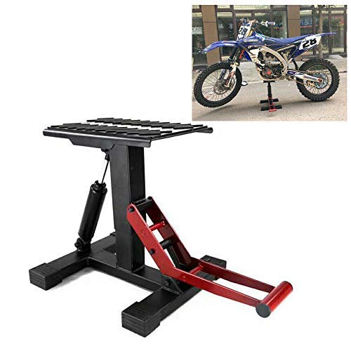 Berkalash Motorrad Hebebühne, Heber Reparatur Werkzeug, Höhenverstellbarer Offroad-Motorrad-Nabenhalter 150 kg / 46 cm Berkalash Motorrad Hebebühne, Heber Reparatur Werkzeug, Höhenverstellbarer Offroad-Motorrad-Nabenhalter 150 kg / 46 cm von Berkalash