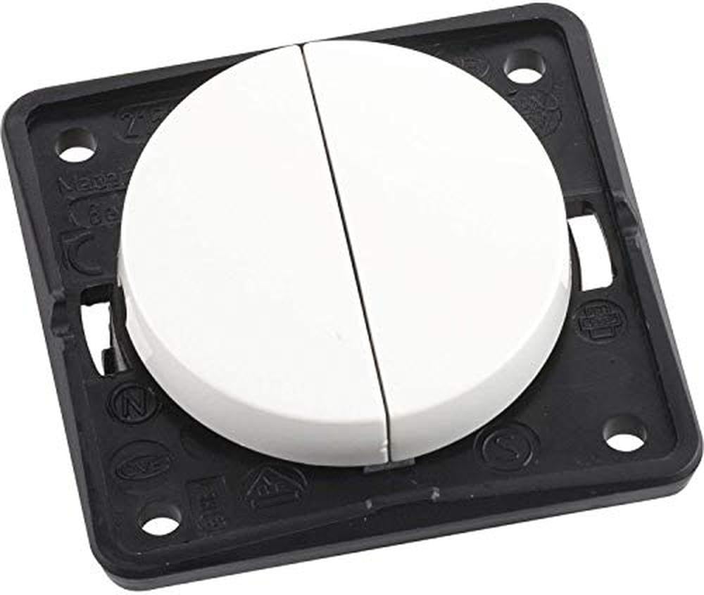 Berker Integro Flow Serienschalter weiß glänzend, lose Berker Integro Flow Serienschalter weiß glänzend, lose von Berker