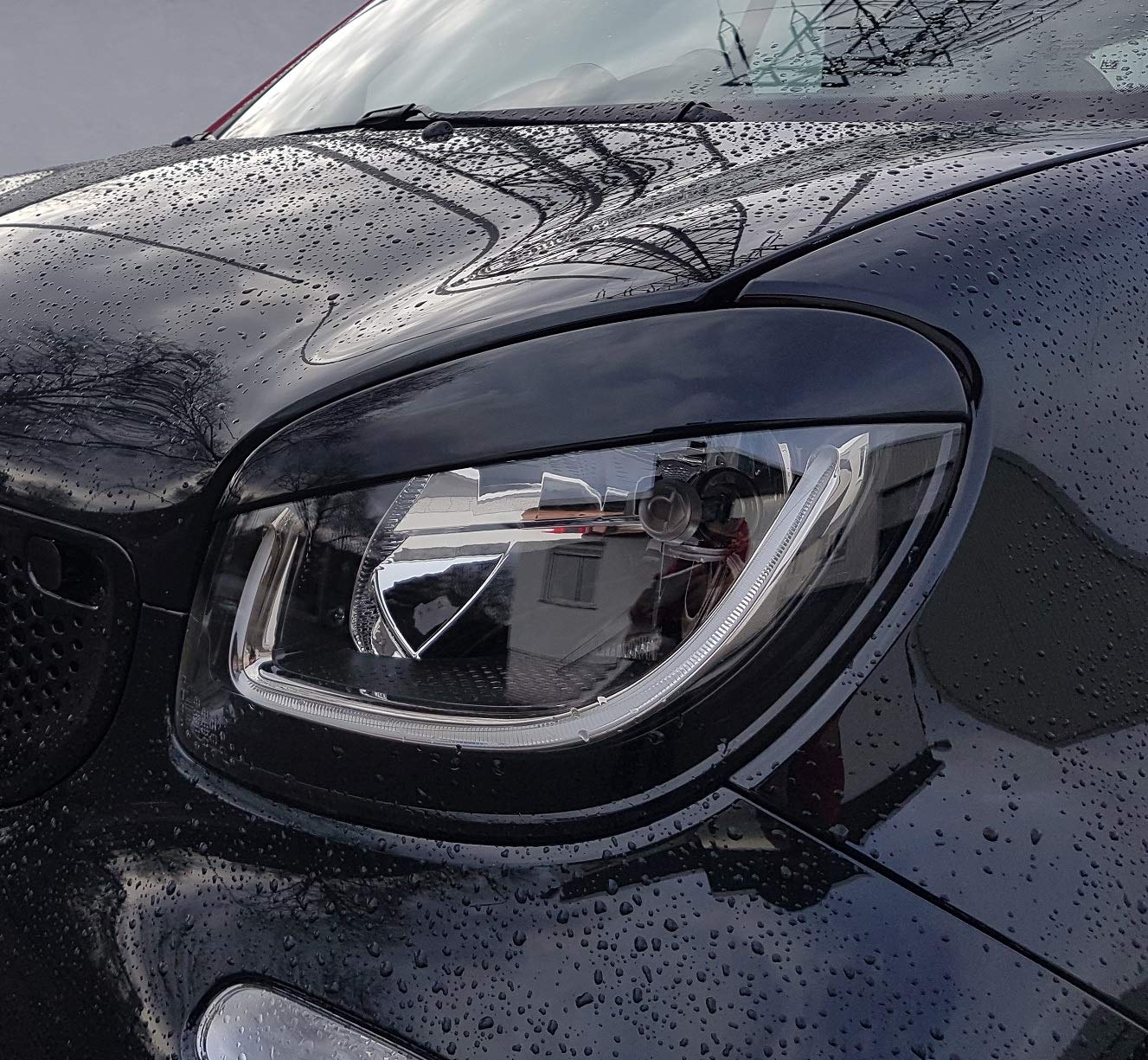 Scheinwerferblenden Böser Blick schwarz smart ABE Scheinwerferblenden Böser Blick schwarz smart ABE von Berlin-Tuning