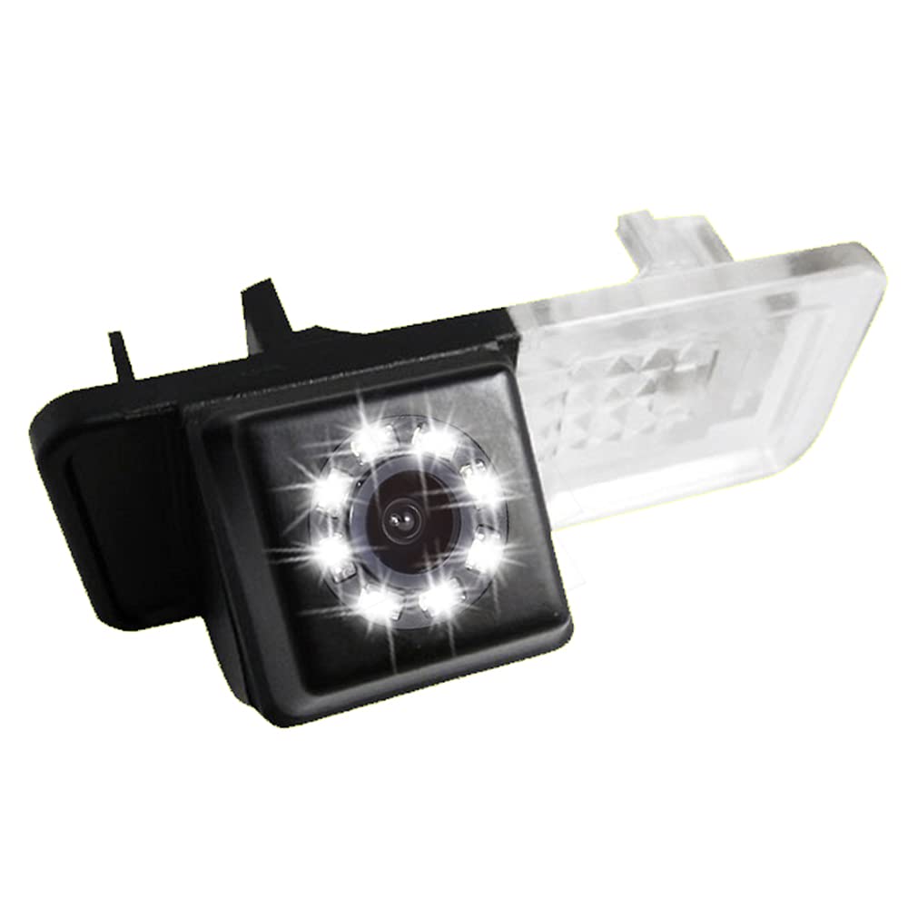 【8 LED Nachtsicht】Hochwertige Kennzeichenleuchte Rückfahrkamera, wasserdichter Weitwinkel, Ersatz für Smart R300/R350/Smart Fortwo Cabrio coupe carossblade W450 W451 W453 2004-2019 【8 LED Nachtsicht】Hochwertige Kennzeichenleuchte Rückfahrkamera, wasserdichter Weitwinkel, Ersatz für Smart R300/R350/Smart Fortwo Cabrio coupe carossblade W450 W451 W453 2004-2019 von Berlingan